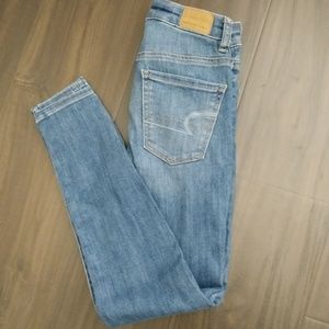 American Eagle (AE) highest rise jeggings